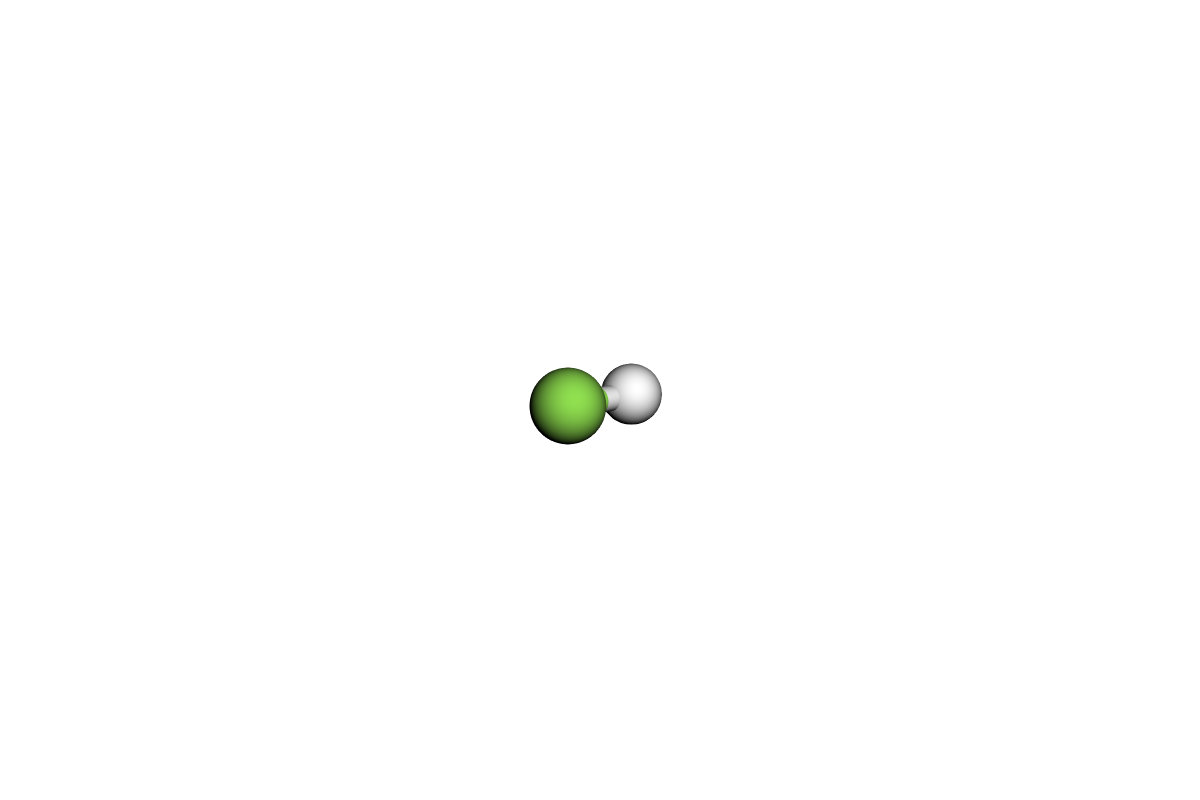 Estructura de fluoruro de hidrógeno