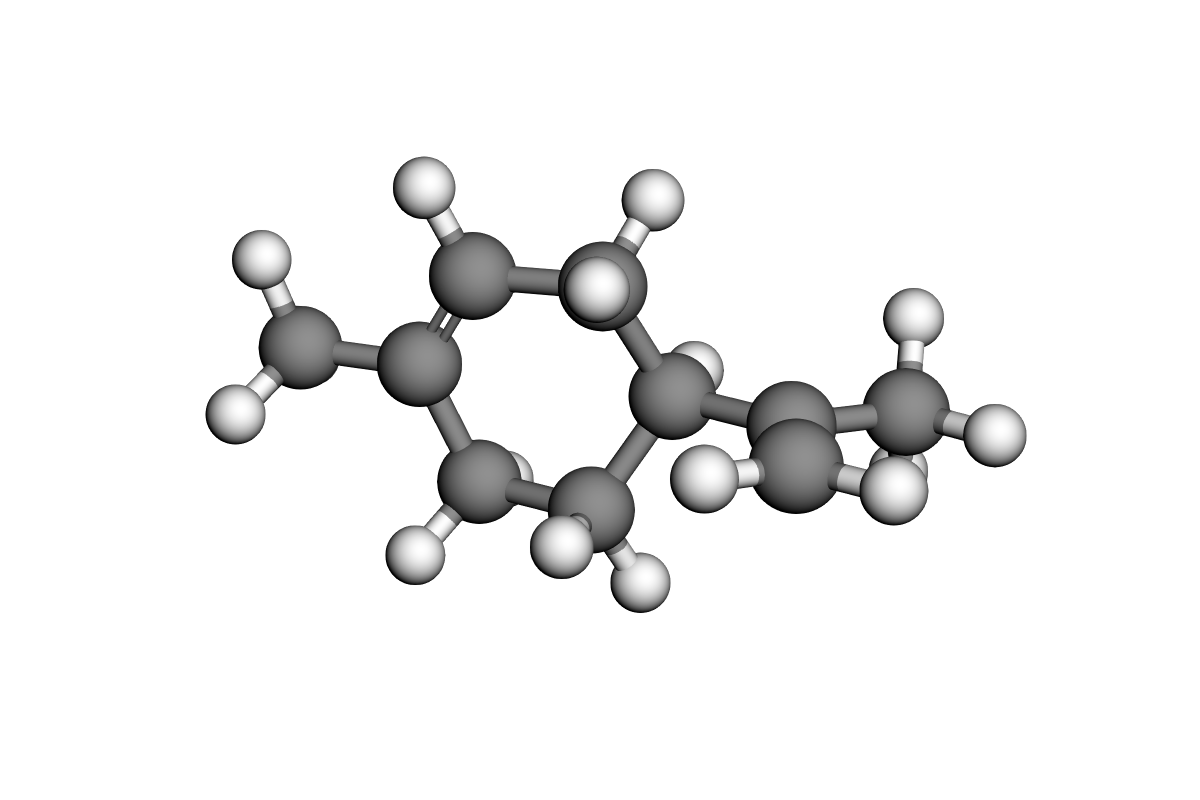 Estructura 3D de limoneno
