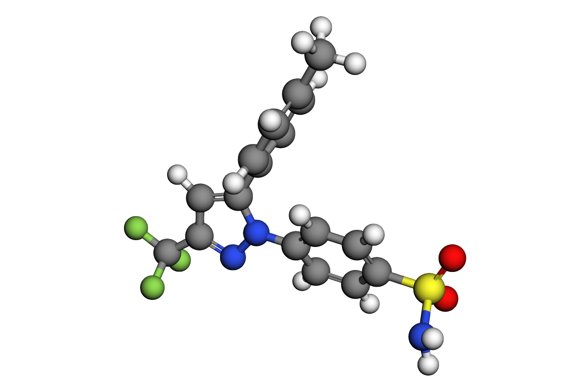 Estructura de celecoxib