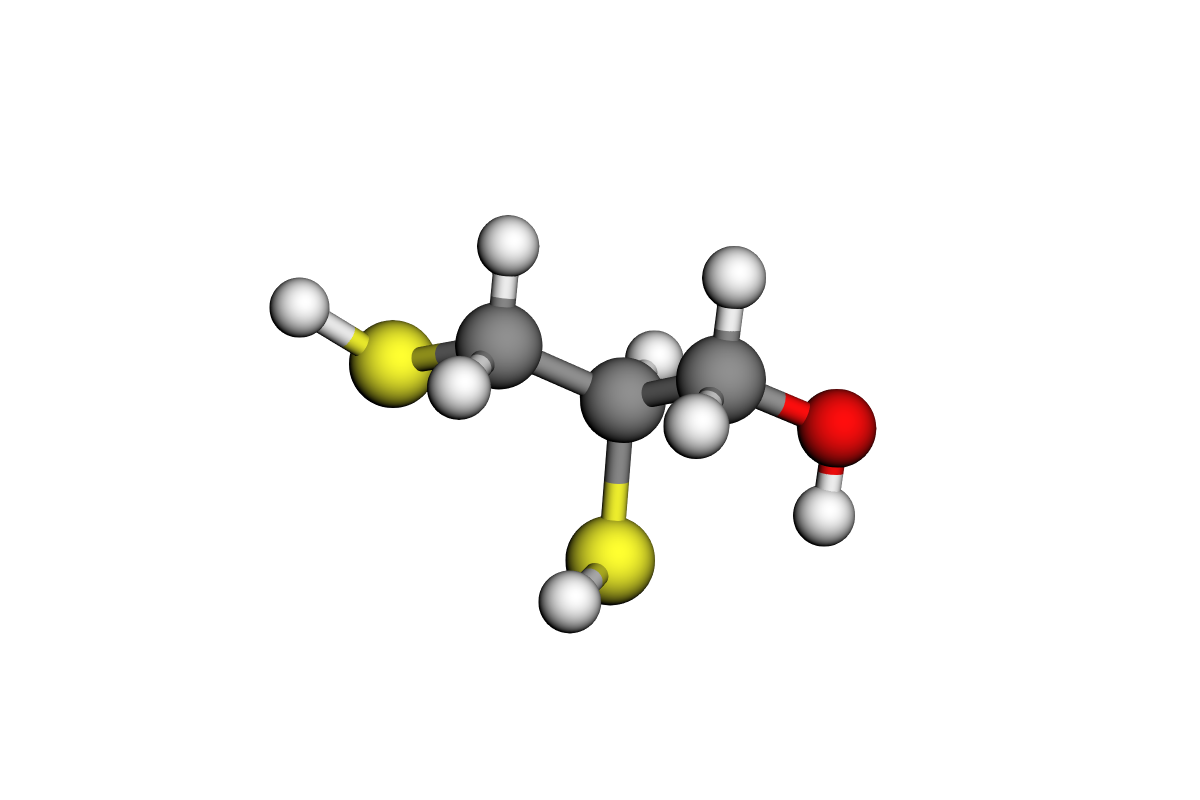 Estructura 3D de Dimercaprol