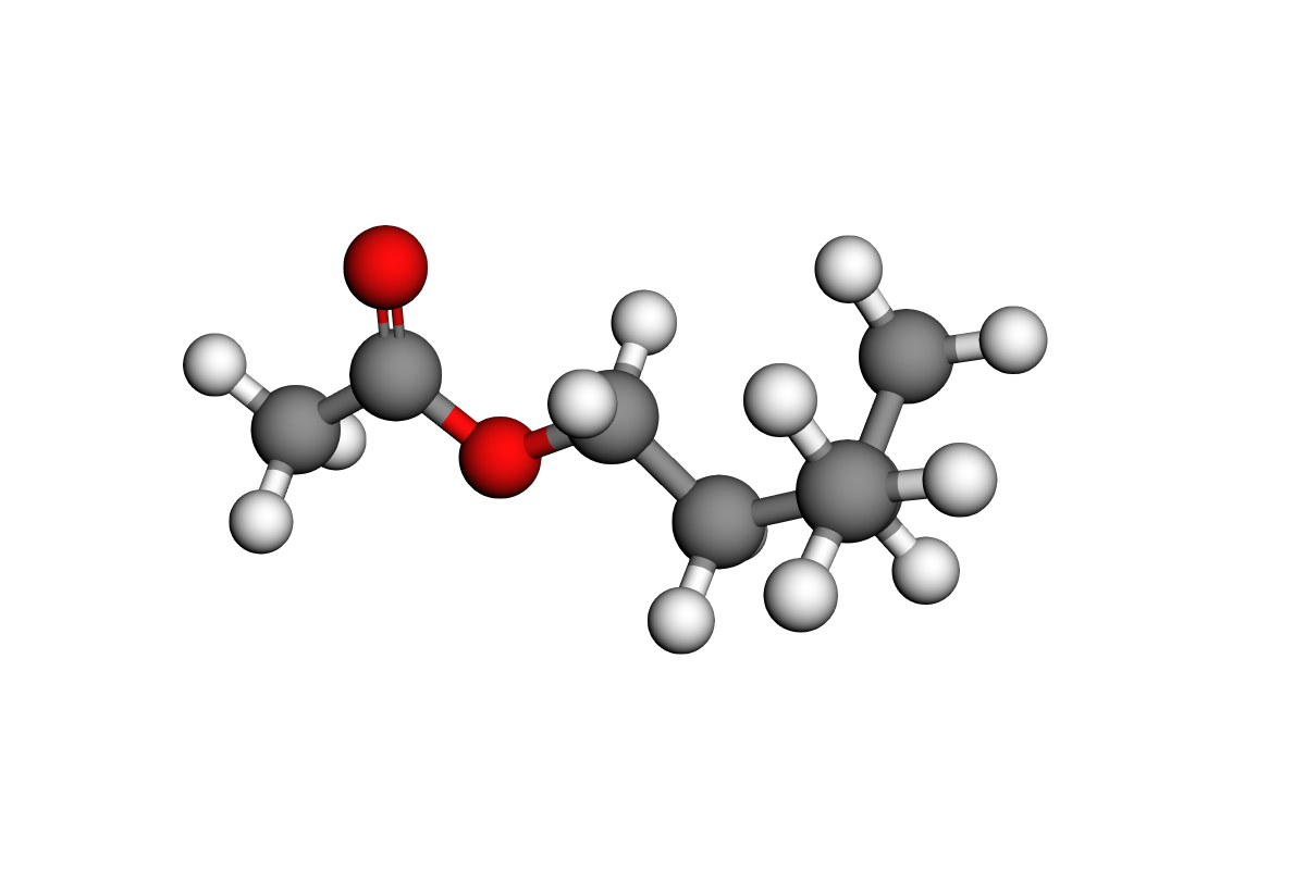 Estructura de acetato de isoamilo