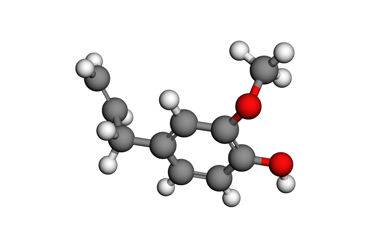 Estructura de eugenol