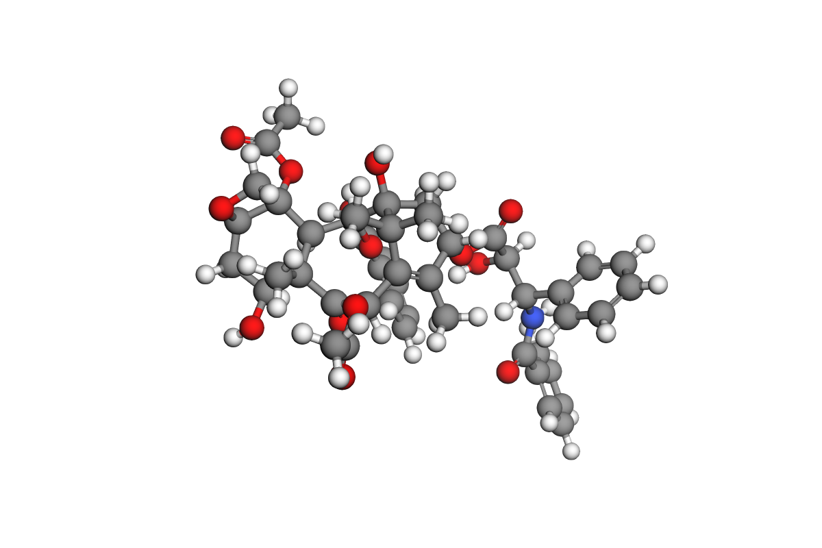 Estructura 3D de Taxol