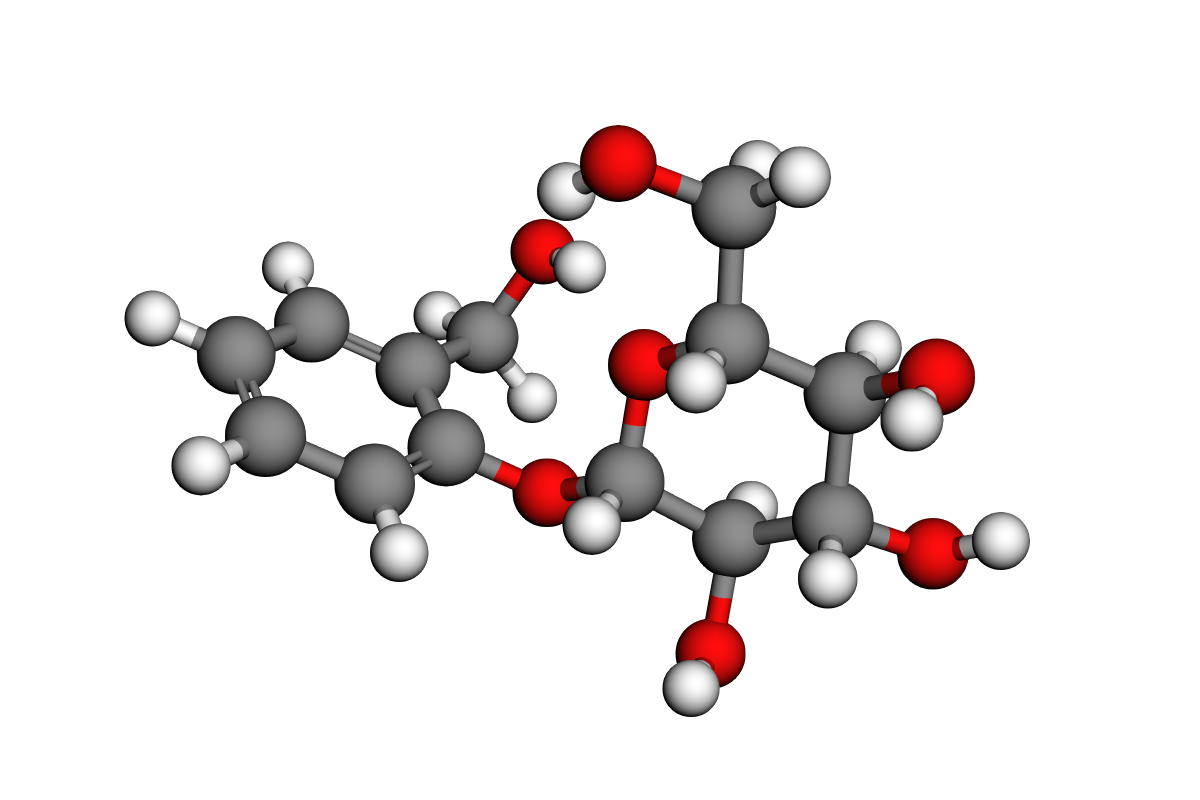 Estructura de salicina