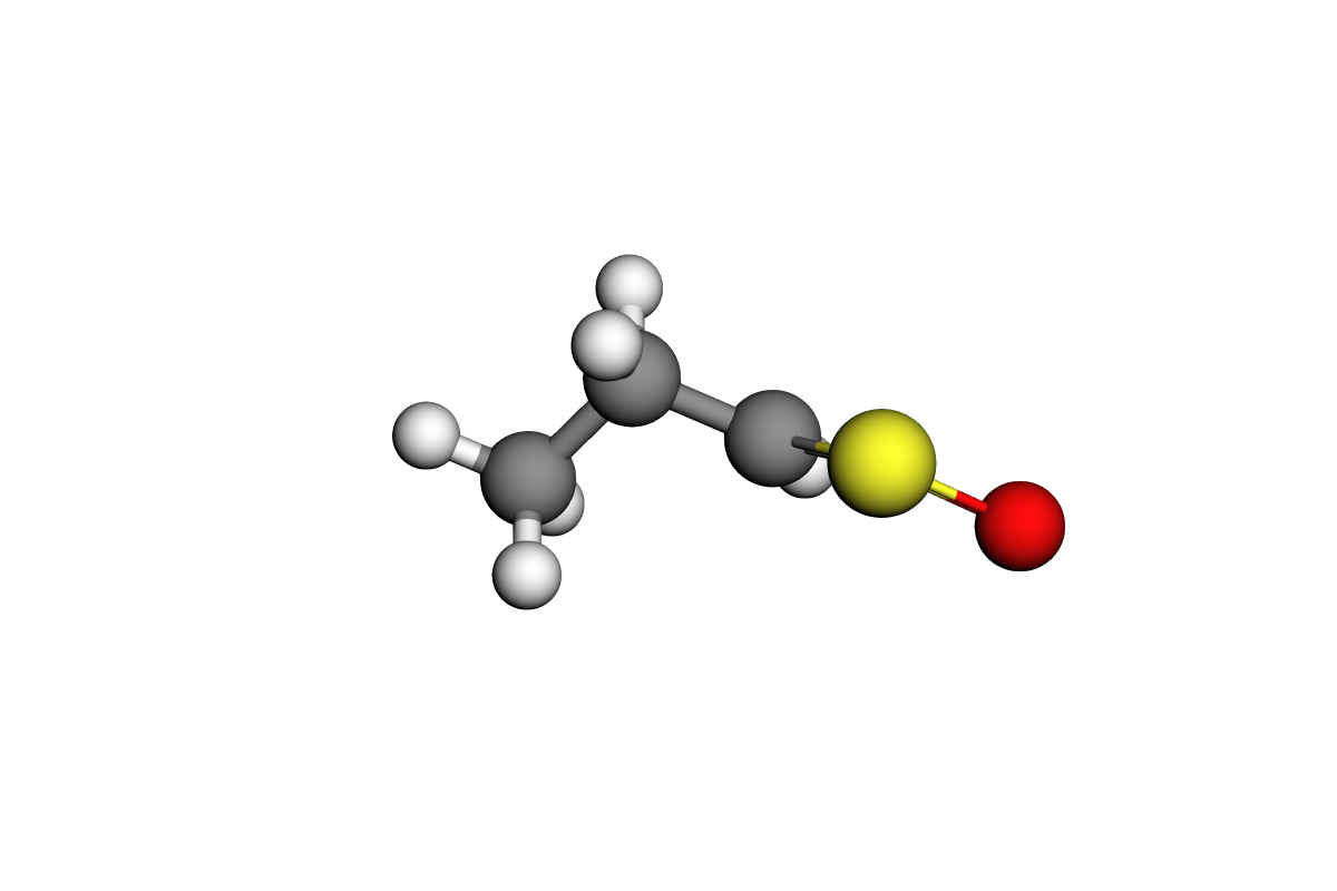 Estructura de sulfóxido de tiopropanal