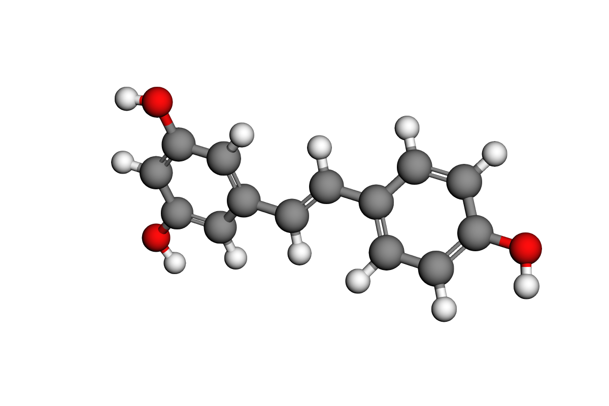 Estructura de resveratrol