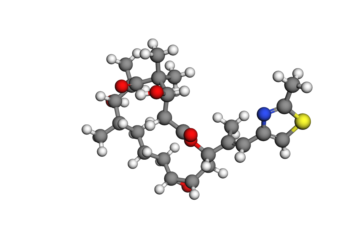 Estructura 3D de Epotilona