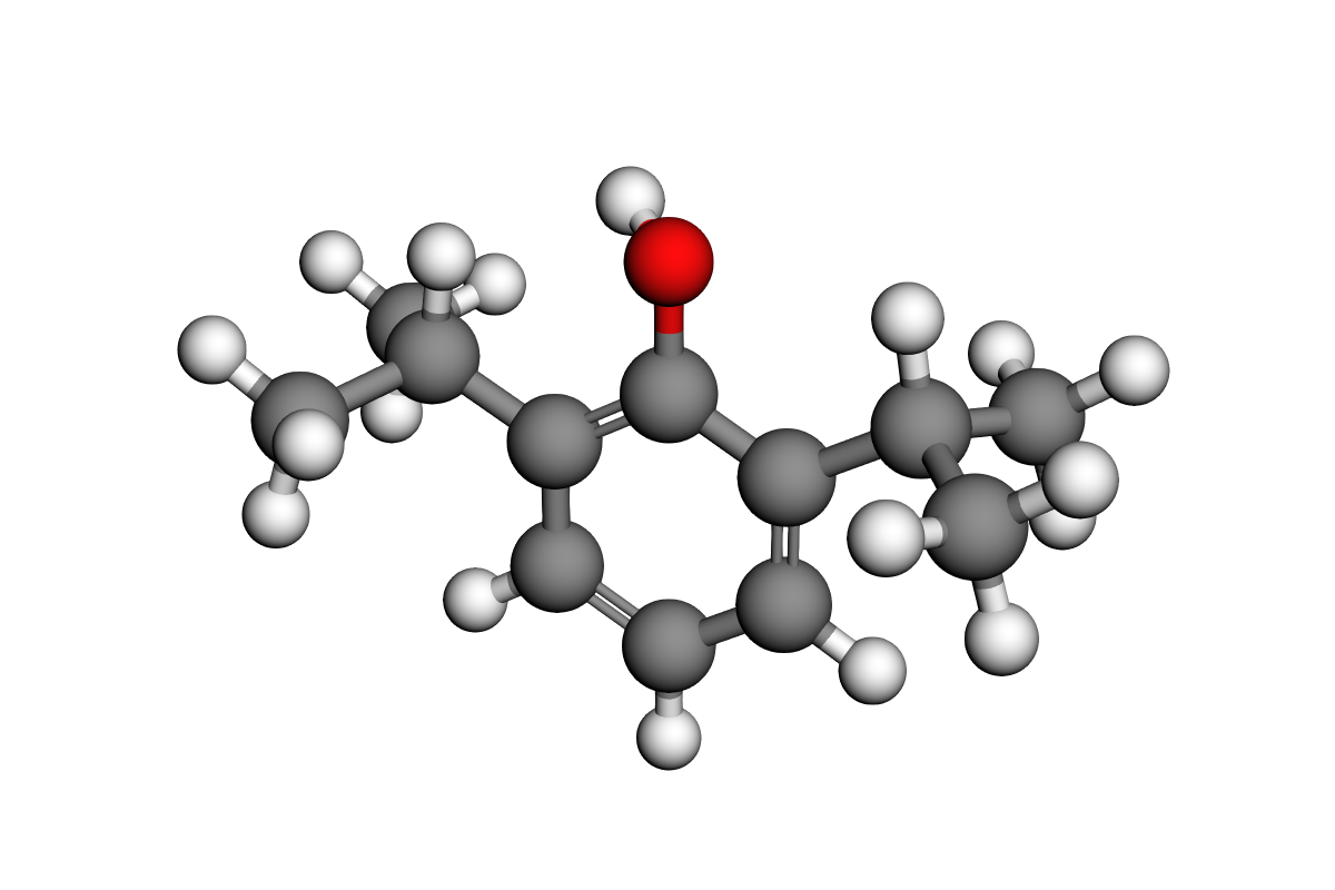Estructura de propofol