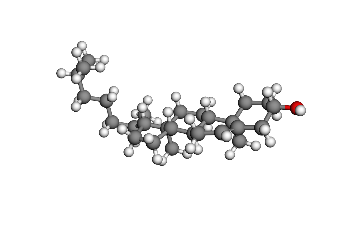 Estructura 3D de colesterol