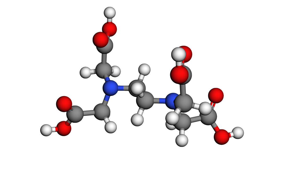 Estructura 3D de EDTA