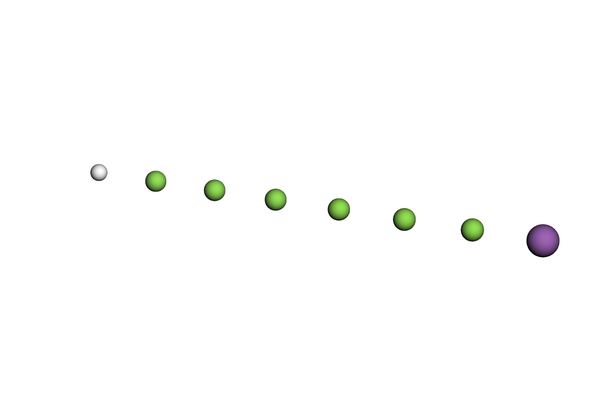 Estructura 3D de ácido fluoroantimónico