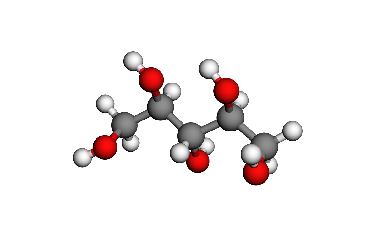 Estructura de xilitol