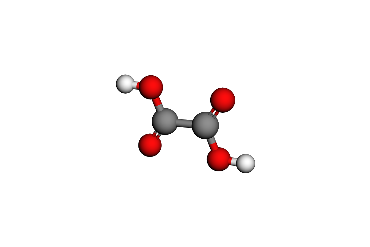 Estructura de ácido oxálico