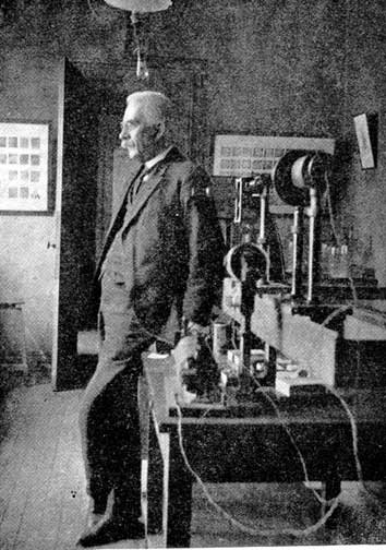 Henry Le Chatelier en su laboratorio