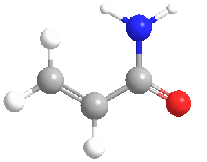 Estructura 3D de la acrilamida