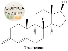 Estructura de la testosterona