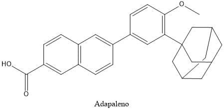 Estructura del adapaleno 