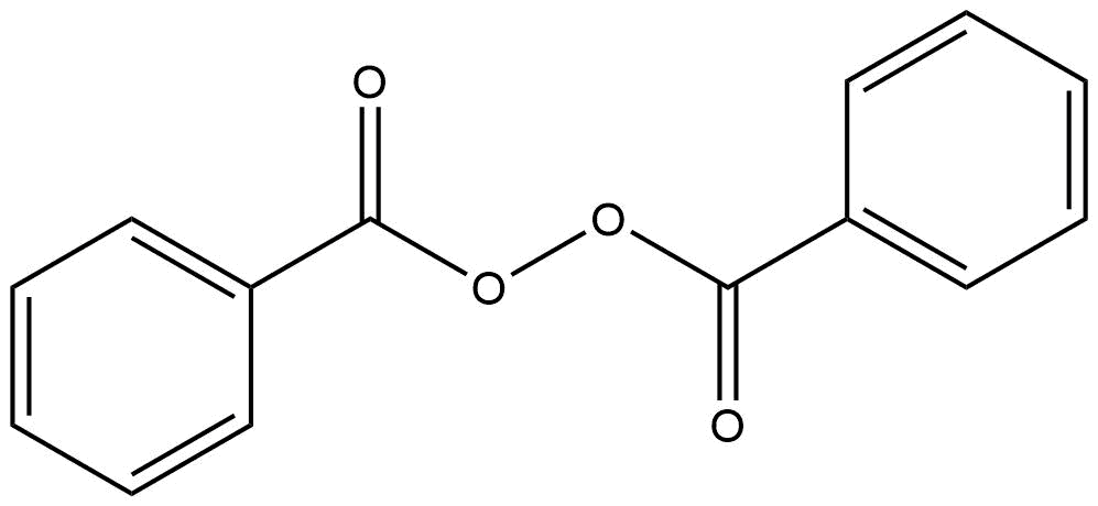 Estructura 2D del peróxido de benzoílo