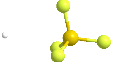 Estructura 3D del ácido fluorobórico