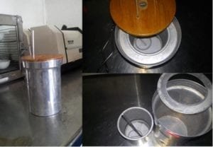 Calorímetro adiabático de laboratorio