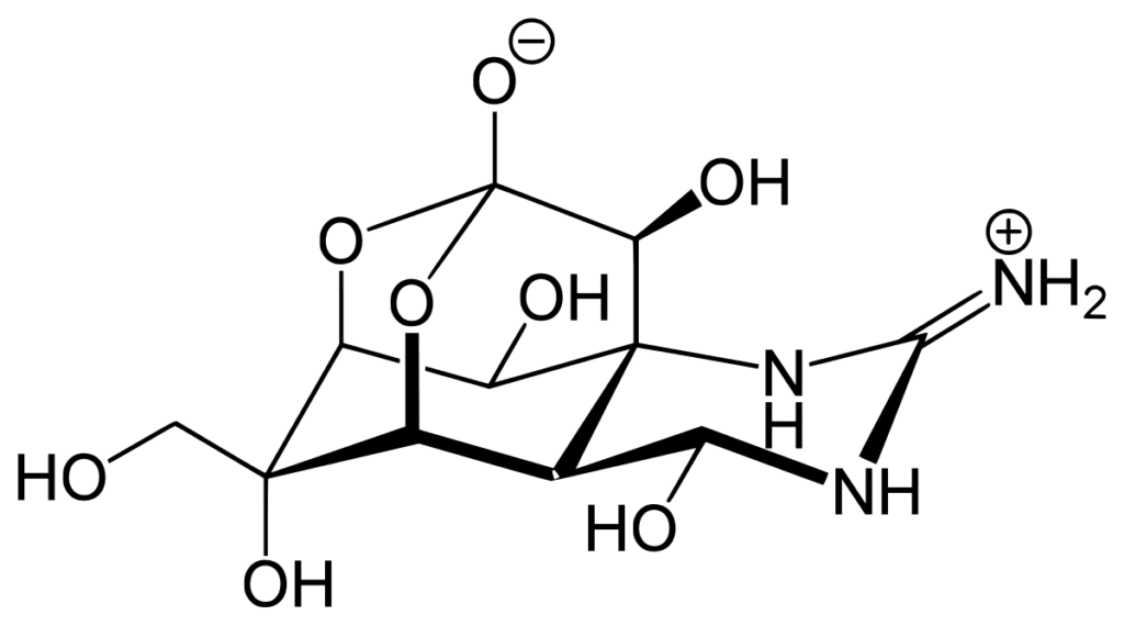 Estructura de la tetrodotoxina