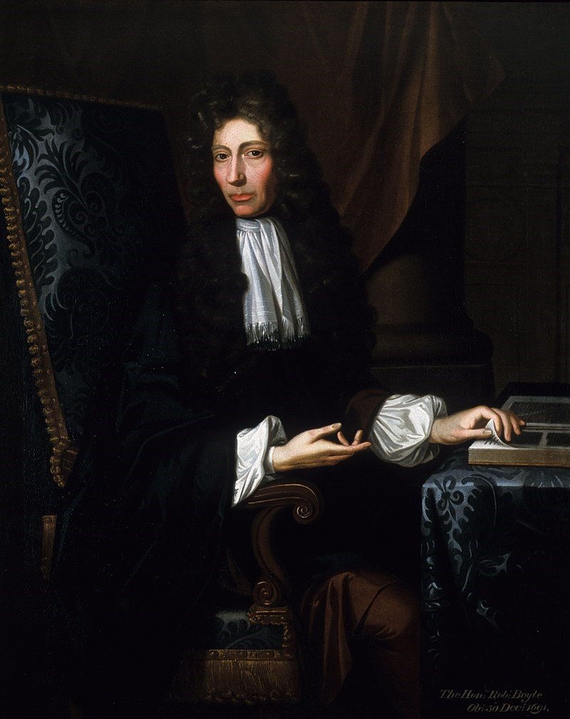 Robert Boyle (25 de enero de 1627 - 31 de diciembre de 1691)