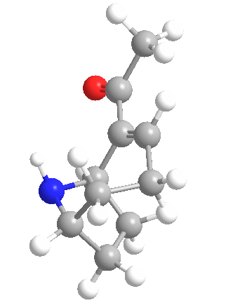 Estructura 3D de la anatoxina-A