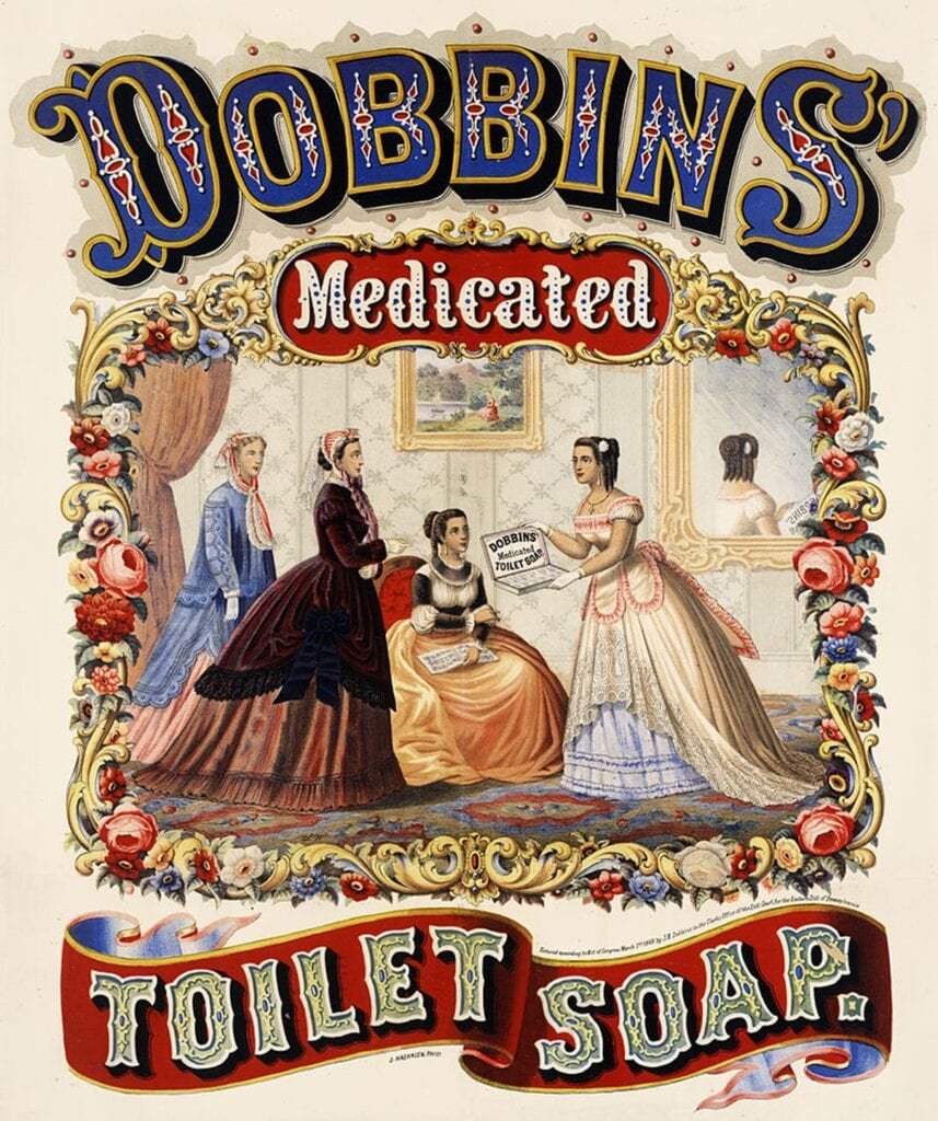 Publicidad del jabón de tocador medicado de Dobbins