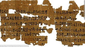 Un texto médico del antiguo Egipto, en la imagen, revela conocimientos científicos con miles de años de antigüedad que incluyen tratamientos para enfermedades oculares y una prueba de embarazo temprana