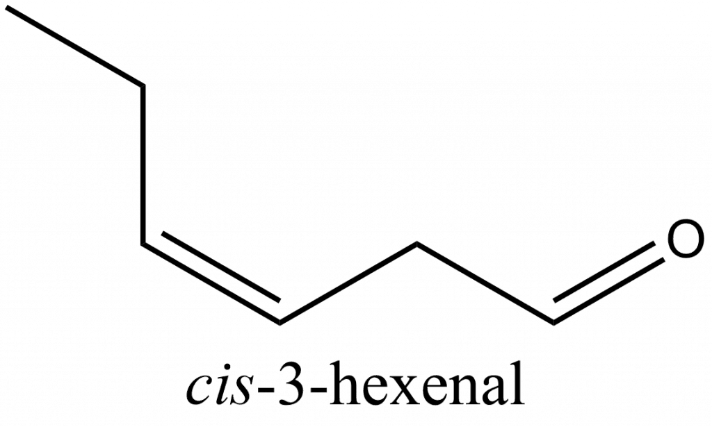 Estructura 2D del cis-3-hexenal