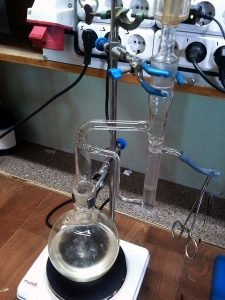 Acetalización – síntesis de 1,3 dioxolano
