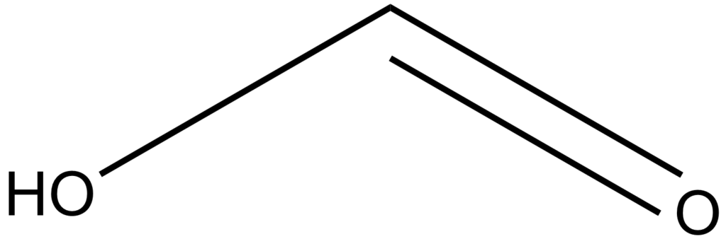 Estructura del ácido fórmico