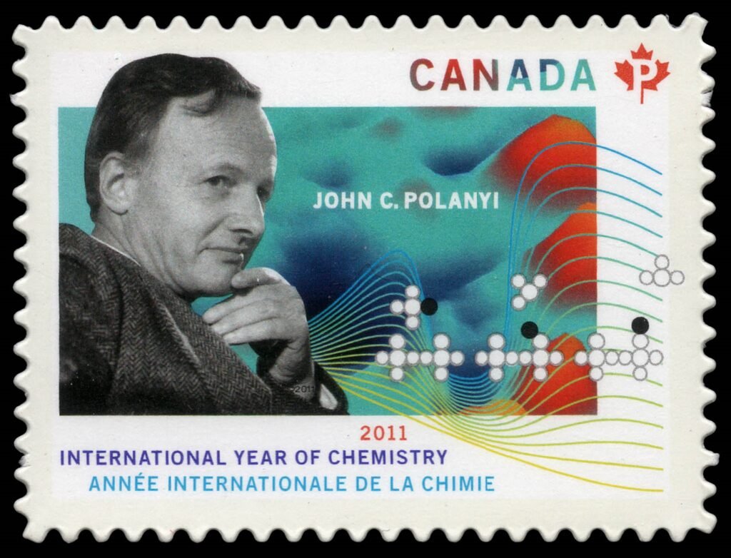 Sello postal de Canadá en honor a Polanyi