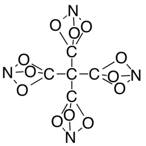 Estructura del tetranitratoxicarbono