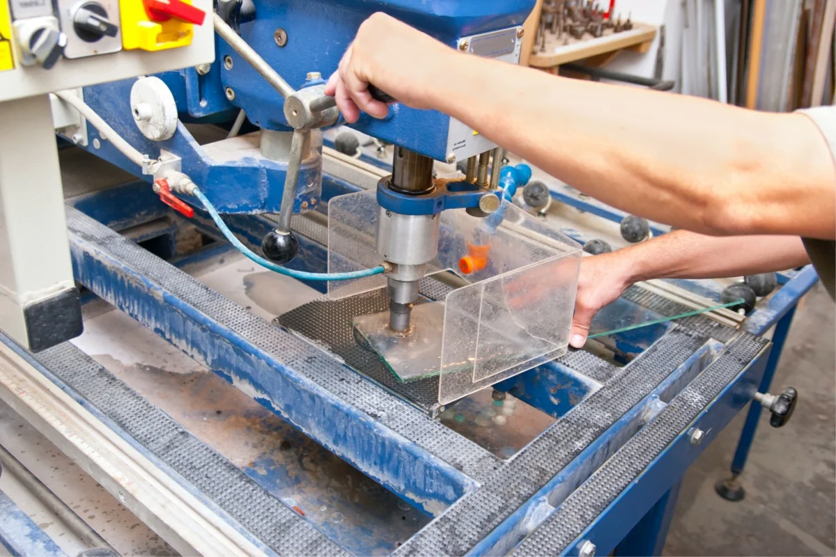 37. Agujeros en vidrio