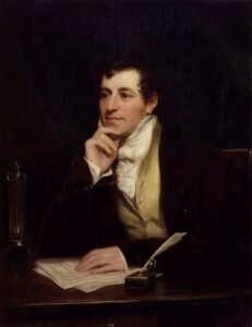 Sir Humphry Davy. Químico británico