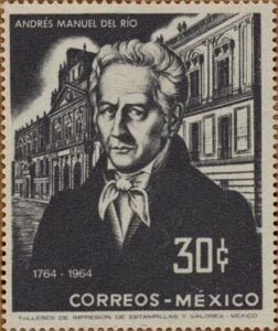 Sello postal en honor a Del Rio