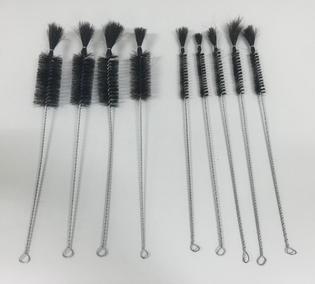 Escobillas o cepillos de laboratorio