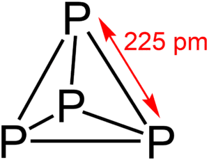 Estructura del f&oacute;sforo blanco