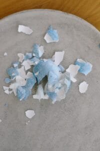 broken easter egg eggshells
