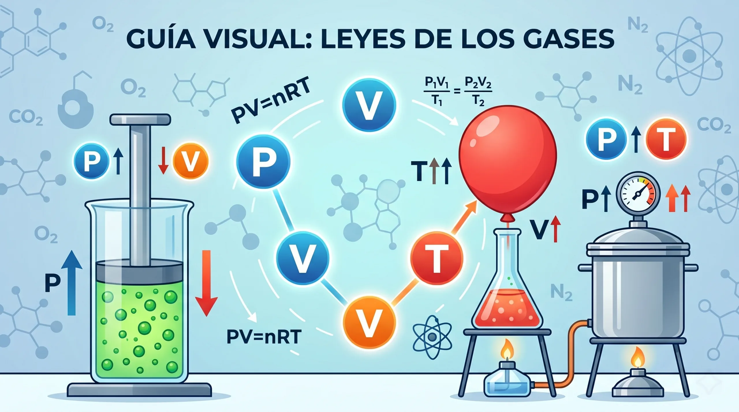 Las Leyes de los Gases Explicadas Paso a Paso